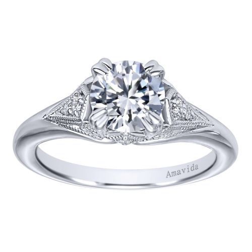 diamond engagement bridal ring bellingham whitinsville MA Marshalls Jewelers GAB AMAVIDA ER10024W83J