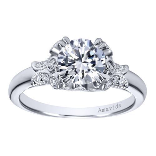 diamond engagement bridal ring bellingham whitinsville MA Marshalls Jewelers GAB AMAVIDA ER10025W83J