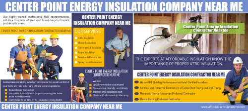 Our Site http://polr.me/HireAtticInsulation/
Insulation installation refers to installation of materials which provide substantial resistance to heat movement. When insulation is present in the walls, ceilings and floors of a building, the inflow and outflow of heat in the buildings are minimized. During the summers, insulation reduces the amount of heat entering through walls and ceilings. As a result, the rooms are cooler. On the other hand, during winters, Hire Attic Insulation company Bloomington mn retains the warmth or heat within the building and consequently, the rooms are warmer. 
My Profile: http://www.imgpaste.net/user/insulationmn
More Infographics: http://www.imgpaste.net/image/t880U http://www.imgpaste.net/image/t8pxB http://www.imgpaste.net/image/t80LY