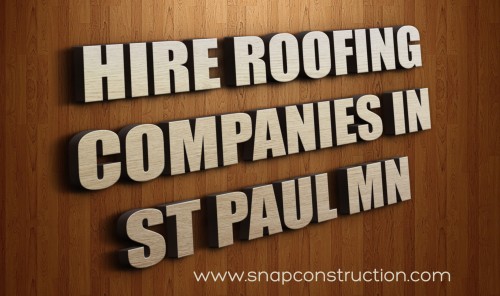 Our Website : https://www.snapconstruction.com/best-roofing-contractor-st-paul-mn/
First and foremost, you want a legitimate roofing company. Make sure you consider which roofing contractors will be there down the road if something were to go wrong. A solid, local Roofing Contractors Edina MN with roots in your local area is typically better than a nationwide roofing company because they are more likely to take a personal stake in the work they do. If you follow all the suggestions listed in this roofing report, you should have a very easy time finding roofing contractors who are respectable, responsible and has a good local reputation.
My Profile : http://www.imgpaste.net/user/snapconstruction
More Links : https://site.pictures/image/SPuXy
https://site.pictures/image/SP3Oh
http://www.imgpaste.net/image/D5w8E