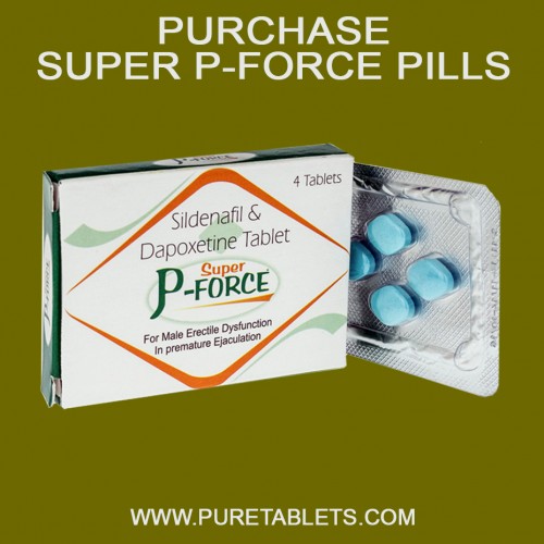 Our Website: https://www.puretablets.com/super-p-force
Purchase Super P-force Pills due to its 2 main components Sildenafil Citrate as well as Dapoxetine, works to make more highly effective erection in men possible. It is for sale in tablet form in 160 milligram. This identical tablet is also available as product brand Viagra. Erection dysfunction is a part of one of the most common sexual dysfunction problem in men. This medication might be taken by men struggling with erection issue.
More Links: 
https://www.pinderful.net/Fildenaonline
http://adinfinatum.net/user/kamagrajelly/
https://myanimelist.net/profile/SuperPForcepill
http://www.pinvegas.com/user/fildena/