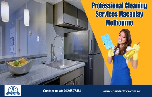 Our website : https://www.sparkleoffice.com.au/cleaning-services-macaulay-melbourne/  
An office environment is made up of multiple valuable items; there's electronics, furniture, carpets to name a few. The more regularly they are maintained, longer they will last. Dust buildup can cause computers and printers to malfunction. Stains can ruin the look of carpets. Professional Cleaning Services southyarra Melbourne can give you a thorough and timely cleanup that will prolong the life of your office supplies.  
More Links : https://twitter.com/Vacate_Cleaning  
https://plus.google.com/u/0/communities/114244115246992496499   
http://officecleaningservices-melbourne.blogspot.com  
sparkleofficecleaning.com.au