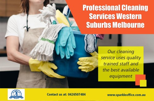 Our website : https://www.sparkleoffice.com.au/  
An office cleaning company does not disturb employees while they are busy doing their work. Once all the employees have left the office, the skilled cleaners start their cleaning job. Important tasks performed by them include dusting and wiping all the furniture; mopping the floors, cleaning walls, carpet cleaning, maintaining bathrooms, etc. In addition to this, Professional Cleaning Services Parkville Melbourne also carry out polishing work, if required.  
More Links : https://www.youtube.com/user/SparkleOffice/  
https://twitter.com/Vacate_Cleaning  
http://officecleaningservices-melbourne.blogspot.com  
sparkleofficecleaning.com.au
