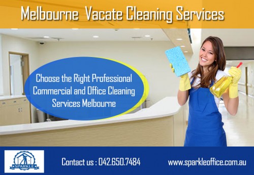 Melbourne Office Cleaning Services prefer having contracts with its customers AT https://www.sparkleoffice.com.au/cleaning-services-northern-suburbs/
Find Us: https://goo.gl/maps/QqEyCmpLb6t
Deals in .....
Melbourne  office cleaning services
Melbourne  commercial cleaning services
Melbourne  Professional Cleaning Services
Melbourne  local house cleaning services
Melbourne  Hotel cleaning services

Melbourne Office Cleaning Services is probably one of the most important and huge service in the world now. As huge multinational companies are coming up every day so is the need for these services also increasing? This includes cleaning of full office through wiping desks, cleaning windows and doors, mopping floor, cleaning chairs and all the electronic equipment’s, cleaning of washrooms that are regularly used by employees’, spraying pleasant room sprays, even pest control to a certain extent is done by these organisations.
Address:French St, Victoria, Australia
Victoria 3074
Phone: 042.650.7484
Fax: 042.650.7484
E-mail: melbournesparkle@gmail.com
Social : 
https://profiles.wordpress.org/commercialcleanings/
https://sites.google.com/view/officecleaningservices
https://www.behance.net/EndOfLease