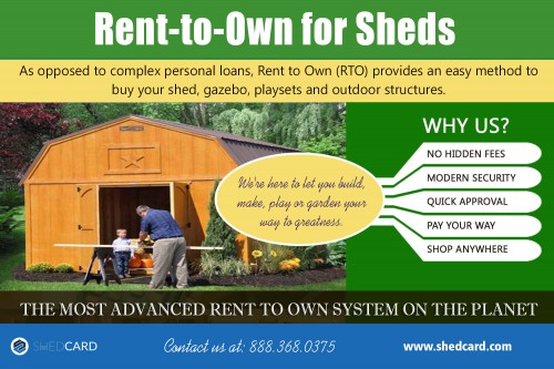 Rent-to-Own for Sheds