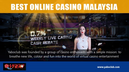 Top Reasons to Play the Best Online Casino Malaysia at http://yaboclub.com/my/sportsbook

Service us 

sportsbet football malaysia		
sportsbet malaysia	
bet football malaysia

Casino online lead is separated into diverse segments to formulate it simpler for you to hastily and simply locate the sites that you really fascinated. Whether you are a gambling novice or a casino expert, it is certain that you'll discover this casino channel a priceless source. There are online sites as well that has casino gaming volume that contains casino tickets to keep you cash when you visit them. Bringing you the Best Online Casino Malaysia from world class providers and a high level of trust and unmatched service, we are certain you will enjoy a casino experience like no other.

Social

https://www.youtube.com/channel/UC8ZGyLdhNqwosIpRxaBQhcw/about
https://www.instagram.com/yaboclubmy/
https://snapguide.com/sportsbet-malaysia/
https://padlet.com/sportsbetmalaysia
http://www.facecool.com/profile/sportsbetmalaysia