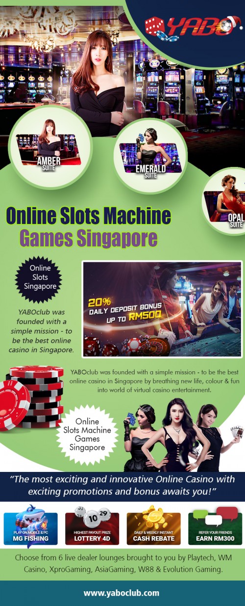 Download Online Casino in Singapore games for android phones at https://yaboclub.com/sg/live-casino

Servies:
trusted online live casino roulette blackjack	 Singapore
trusted online casino Singapore		
best online casino Singapore		
online casino			
casino				
live casino Singapore			
roulette				
blackjack	

If you happen to many casinos but not as often as you would like, then Online Casino in Singapore can be something that you can benefit from. When you are not at the casino, keep your skills sharpened by playing online. You will find that you can learn a lot of things between casino visits whenever you are still able to play on a regular basis. 

Social:
http://www.facecool.com/profile/sportsbetmalaysia
https://www.goodreads.com/user/show/88134656-sportsbet-malaysia
https://kinja.com/sportsbetmalaysia
https://www.scoop.it/u/sportsbetmalaysia
https://followus.com/sportsbetmalaysia
http://www.allmyfaves.com/sportsbetmalaysia/
https://gentingcasino.imgur.com/