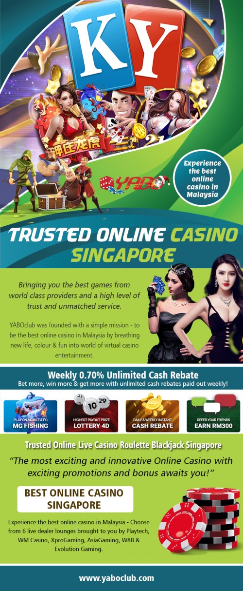 Sportsbet in Singapore to enjoy 110% starter bonus at https://yaboclub.com/sg

Servies: 
Best Online Casino Gambling Singapore
Online Casino Singapore		
Singapore online casino	
singapore casino online	
singapore online gambling  	
singapore online casino		
singapore online casino review		
best online casino singapore  		
bet online casino singapore

For ages, people have indulged in gambling. The erstwhile royals patronized camel races, horse races, elephant races, and various other card and board games. In the post-industrialized era, gambling on poker, bingo, lottery and slot machines gained in popularity and this post-modern era, online casino gambling has caught the fancy of the young and old alike. Find out more about online Sportsbet in Singapore.  

Social:
https://remote.com/reliable-malaysiaonline-casino
https://wiseintro.co/malaysiabestonlinecasino
https://moz.com/community/users/12191673
http://digg.com/u/sportsbetmalaysia
https://about.me/malaysiaonlinecasino
https://snapguide.com/sportsbet-malaysia/
https://padlet.com/sportsbetmalaysia/sportsbetmalaysia
https://gentingcasino.imgur.com/