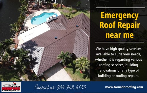 Roof Replacement Company Near Me - Tips For a Smooth Project at https://tornadoroofing.com/contact/

Services: roof replacement, roof repair, flat roof systems, sloped roof systems, commercial roofing, residential roofing, modified bitumen, tile roofing, shingle roofing, metal roofing
Founded in : 1990
Florida Certified Roofing Contractor:
License #: CCC1330376
Florida Certified Building Contractor:
License #: CBC033123

Find us here: https://goo.gl/maps/qPoayXTwKdy

A roof will add value to your homes resale value. Make sure you get more than one quote when choosing Roof Replacement Company Near Me. Your roof functions as a sunshade for your entire home, shielding the property from rainfall and severe weather conditions. That is why when your roof is outdated or even damaged, and you should consider replacing your roof.

For more information about our services click below links: 
https://citysquares.com/b/tornado-roofing-contracting-23301454
https://www.a-zbusinessfinder.com/business-directory/Tornado-Roofing-Contracting-Pompano-Beach-Florida-USA/33044701/
https://www.910area.com/north-carolina/southport/home-improvement-and-repair/tornado-roofing-_-contracting.htm
https://fl.yalwa.com/ID_136262260/Tornado-Roofing-Contracting.html
https://fl-pompano-beach.cataloxy.com/firms/tornadoroofing.com.htm
http://www.bizvotes.com/fl/pompano-beach/home-improvement-stores/tornado-roofing-contracting-1288335.html
https://manufacturers.network/user/bestroofingcompanynearme/

Contact Us: Tornado Roofing & Contracting
Address: 1905 Mears Pkwy, Pompano Beach, FL 33063
Phone: (954) 968-8155 
Email: info@tornadoroofing.com

Hours of Operation:
Monday to Friday : 7AM–5PM
Saturday to Sunday : Closed