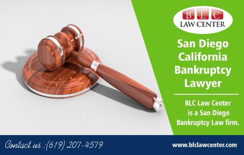 Bankruptcy Lawyer in San Diego California with Free Consultation solutions at https://www.blclawcenter.com/

Also visit here: 
https://www.blclawcenter.com/contact-us/
https://www.blclawcenter.com/attorneys/

find us here: https://goo.gl/maps/JM7sXVTJB2x

Services: 
Bankruptcy Attorney San Diego California	
Bankruptcy Lawyer San Diego California
San Diego California	Bankruptcy Attorney 
San Diego California	Bankruptcy Lawyer 
Bankruptcy Attorney Downtown San Diego
Bankruptcy Lawyer Downtown San Diego

If you're thinking about filing for bankruptcy, then you should first talk about all options available with a bankruptcy attorney. There are various opportunities to be researched before a single files bankruptcy, and a bankruptcy attorney can examine the pros and cons of each option before you file Chapter 7 or Chapter 13. A bankruptcy attorney can use your creditors to come up with a plan that's cheap enough to meet almost any funding. Get Bankruptcy Lawyer in San Diego California Free Consultation to get Immediate help.

Follow us on: 
https://binged.it/2W2g1qQ
https://www.yelp.com/biz/blc-law-center-san-diego
https://foursquare.com/v/blc-law-center/590490f8f8cbd41891542302
http://www.alternion.com/users/lawyersandiego/
http://www.apsense.com/brand/BLCLawCenter

Contact us: 325 Seventh Ave #603, San Diego, CA 92101, USA
Phone: 	(619) 207-4579 | Phone: 1-800-551-7922 | Fax: 1-866-444-7026

Business Hours
Monday-Friday: 8am – 8pm, Saturday: 11am – 3pm, Sunday: Closed