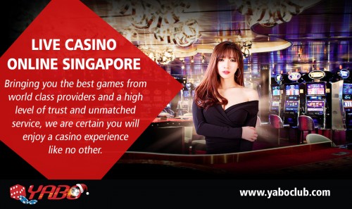 Things To Know When Selecting Singapore Casino Promotions at https://yaboclub.com/sg/live-casino

Live Casino : 

Live Casino Singapore
Live Casino Online Singapore

Casino online lead is separated into diverse segments to formulate it simpler for you to hastily and locate the sites that you fascinated. Whether you are a gambling novice or a casino expert, it is inevitable that you'll discover this casino channel a valuable source. There are online sites as well that has Singapore Casino Promotions volume that contains casino tickets to keep your cash when you visit them.

Social Links : 

https://twitter.com/yaboclub
https://www.instagram.com/yaboclubmy/
https://www.facebook.com/YABOclub
https://www.pinterest.com/bettingsingapore/
https://www.youtube.com/channel/UCeTyrMKb0vVfezNWGBLbHbg