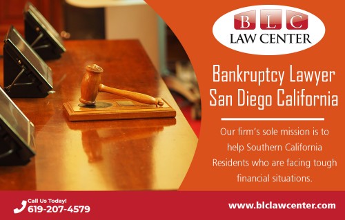 Find Us: https://goo.gl/maps/JM7sXVTJB2x
Schedule a free consultation with Bankruptcy Lawyer in San Diego California At https://www.blclawcenter.com/

Deals us:

bankruptcy attorney san diego
bankruptcy lawyer san diego
san diego bankruptcy attorney
san diego bankruptcy lawyer

BUSINESS NAME- BLC Law Center

Address: 325 Seventh Ave #603, San Diego, CA 92101, USA

Catogery - Bankruptcy attorney

Business Hours
Monday-Friday: 8am – 8pm
Saturday: 11am – 3pm
Sunday: Closed

Phone: (619) 207-4579
Phone: 1-800-551-7922
Fax: 1-866-444-7026


If you are facing bankruptcy, you are probably experiencing severe financial problems. The last thing you want is to incur more expenses. You may be thinking that you would not even need a bankruptcy attorney if you could afford to have one in the first place. However, one of the expenses you should never cut back on is a good bankruptcy lawyer in San Diego California. The field of bankruptcy is a complicated one with many minefields. You cannot go without the expertise or skill of a reasonable bankruptcy attorney during this process. There are far too many opportunities to get something wrong and destroy your entire case. You will be much better off if you hire a bankruptcy attorney. What is complicated for the every day man and woman on the street is a daily activity for bankruptcy attorneys.


Social Link:

https://bankruptcylawyerinsandiegoca.wordpress.com/bankruptcy-lawyer-downtown-san-diego/
https://www.pinterest.com/lawyersandiegoCA/
https://lawyersandiegoca.blogspot.com/p/bankruptcy-lawyer-downtown-san-diego.html
https://twitter.com/BLCLawCenterSD
https://www.instagram.com/blclawcentersd