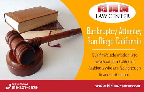 Find Us: https://goo.gl/maps/JM7sXVTJB2x
Bankruptcy Attorney in San Diego California is here to help you with foreclosure cases At https://www.blclawcenter.com/

Deals us:

bankruptcy attorney san diego
bankruptcy lawyer san diego
san diego bankruptcy attorney
san diego bankruptcy lawyer

BUSINESS NAME- BLC Law Center

Address: 325 Seventh Ave #603, San Diego, CA 92101, USA

Catogery - Bankruptcy attorney

Business Hours
Monday-Friday: 8am – 8pm
Saturday: 11am – 3pm
Sunday: Closed

Phone: (619) 207-4579
Phone: 1-800-551-7922
Fax: 1-866-444-7026

If you're filing for bankruptcy, you may be in for a long and complicated process with plenty of room for error. Before hiring a bankruptcy attorney in San Diego California, perform extensive research online, reading about the lawyer's background, associations and certifications. Pay particular attention to how long that law firm or that attorney has helped clients file for bankruptcy, learn how many cases they've successfully handled, and read any testimonials available while finalizing one. However, only hire an inexperienced attorney if your case is relatively standard and will not be a challenge for them. If your claim is a complex one, you cannot take the risk of hiring someone inexperienced who could mess things up for you.


Social Link:

https://twitter.com/BLCLawCenterSD
https://www.4shared.com/video/hwETquUpgm/Bankruptcy_Attorney_Downtown_S.html
https://www.pinterest.com/lawyersandiegoCA/
https://ello.co/lawyersandiegoca
https://www.diigo.com/profile/lawyersandiegoca