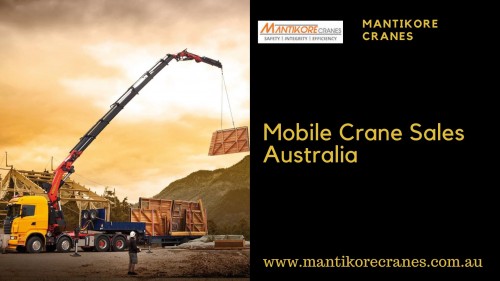 Do you want mobile crane sales Australia? Get a platform to buy crane hire rates Sydney.  Mantikore Cranes is the cranes specialist with over 30 years’ experience in construction industries. We Provide the best cranes for sale or hire. Our Crane is highly being used at construction sites to make the entire work stress-free and increase the productivity. We are providing Tower Cranes, Mobile Cranes, Self-Erecting Cranes, and Electric Luffing Cranes. Our professionals will provide you the effective solutions and reliable services that can help you to solve technical problems that might occur sometimes. Also, get effective solutions for any requirements of your projects for the best price & service, visit our website today! 

Website:  https://mantikorecranes.com.au/

Contact us: 1300626845

Address:  PO BOX 135 Cobbitty NSW, 2570 Australia

Email:  info@mantikorecranes.com.au 

Opening Hours:  Monday to Friday from 7 am to7 pm

You can follow us on

 Facebook: https://www.facebook.com/pg/Mantikore-Cranes-108601277292157/about/?ref=page_internal 

Instagram: https://www.instagram.com/mantikorecranes/

Twitter: https://twitter.com/MantikoreC