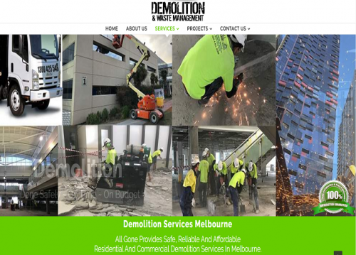 Getting associations from Demolition Expert associations Melbourne will clear course with respect to building, which thusly is helpful for ordinarily the system. This consistency may wind up being 

particularly indispensable if the obliteration experience consolidates a tremendous all out including hard parts. 
#DemolitionMelbourne #DemolitionServicesMelbourne #DemolitionCompanyMelbourne

Web: https://allgone.com.au/services/demolition/