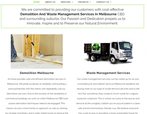 Professional Demolition Firm Melbourne as very well removes any hazardous components and ingredients in typically the correct fashion. These people must use specific techniques together with 
products frequently to help do this sort of removing not only for you to be productive but furthermore for someone to abide with ruled laws.

#DemolitionMelbourne #DemolitionServicesMelbourne #DemolitionCompanyMelbourne

Web: https://allgone.com.au/