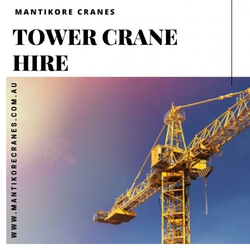 Mantikore Cranes is one of the best tower crane hire company in Australia. Over 20 years of industry experience in the wet and dry hire of tower cranes and providing mobile cranes. We provide all aspects of tower crane hire and mobile crane hire services for the construction industry. Our cranes are regularly maintained and serviced, and we take pride in giving our customers a first-class experience. We are giving the setup of the tower crane using our versatile crane reducing any pressure or stress related to the underlying setup stage. The majority of our cranes is appropriately kept up and is reliably given to our customers according to your specific needs. We are providing new as well as used cranes for sale in NSW. To know more about a sale or hire cranes services, call at 1300 626 845 or drop your requirement: info@mantikorecranes.com.au.

Website:  https://mantikorecranes.com.au/

Address:  PO BOX 135 Cobbitty NSW, 2570 Australia
Opening Hours:  Monday to Friday from 7 am to7 pm

Follow us on our Social accounts:

Facebook
https://www.facebook.com/pg/Mantikore-Cranes-108601277292157/about/?ref=page_internal

Instagram
https://www.instagram.com/mantikorecranes/

Twitter
https://twitter.com/MantikoreC