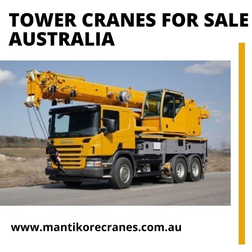 Mantikore Cranes provides well-maintained tower cranes for sale Australia at competitive prices in Sydney.  We provide safe reliable cranes for sale to the construction sector. We provide Quality European built machines with the latest technologies to ensure your project runs smoothly and efficiently. Mantikore cranes provide cost-effective solutions to the lifting needs of its clients. Whichever crane you can be assured it is the most viable to get the job done.  We have years of experience in the industry, which has enabled us to provide our customers with a range of services including mobile cranes, tower cranes, self-erecting and electric luffing cranes for hire.  To know more about our services, you may visit on the website. 

Website:  https://mantikorecranes.com.au/

Contact us: 1300626845
Address:  PO BOX 135 Cobbitty NSW, 2570 Australia
Email:  info@mantikorecranes.com.au 
Opening Hours:  Monday to Friday from 7 am to7 pm