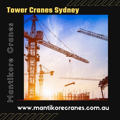 Are you looking for tower cranes Sydney for your construction site? Mantikore Cranes is the best place for your business needs. Mantikore Cranes is here to do all the diligent work for you. We are giving the setup of the tower crane using our versatile crane reducing any pressure or stress related to the underlying setup stage. The majority of our cranes is appropriately kept up and is reliably given to our customers according to your specific needs. We are providing new as well as used cranes for sale in NSW. We have Professional who helped you always if any fault might occur. We are also providing Mobile cranes, self-erecting cranes, electric luffing cranes. For more information visit our website or email us at info@mantikorecranes.com.au. Opening Hours is Monday to Friday from 7 am to 7 pm.

Website: https://mantikorecranes.com.au/


Address: PO BOX 135 Cobbitty NSW, 2570 Australia
Opening Hours: Monday to Friday from 7 am to7 pm

Follow us on our Social accounts:
Facebook
https://www.facebook.com/pg/Mantikore-Cranes-108601277292157/about/?ref=page_internal
Instagram
https://www.instagram.com/mantikorecranes/
Twitter
https://twitter.com/MantikoreC