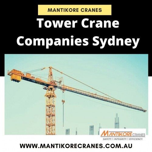 Mantikore Cranes is the tower crane companies Sydney company and providers of supplying our clients with reliable and experienced Tower crane operators, dogman and riggers. Our cranes and personnel are suitably skilled and experienced to overcome all kinds of crane challenges. Ranging from small to large projects we have a crane to meet your needs. We are committed to completing all projects safely, efficiently, on budget and on-time. We also provide buyback options once your crane has completed your project. We have more than 20 years of experience working in the crane hire industries in Australia. We assure you that you will receive the best crane hire services. Cranes available for sale or hire to the construction sector. Cranes we provide are Tower Crane, Mobile Cranes, Self-Erecting cranes, Electric Luffing cranes etc. Experienced operators and personnel are available for short- or long-term assignments. For more information visit our site today. Book Consultation: 1300626845.

Email: info@mantikorecranes.com.au

Address: PO BOX 135 Cobbitty NSW, 2570 Australia
Opening Hours: Monday to Friday from 7 am to 7 pm

Follow us on our Social accounts:
• Facebook
• Instagram
• Twitter