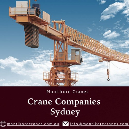 Get new as well as used cranes for sale and hire. Mantikore Cranes is the best crane companies Sydney which provides cranes services for your construction sites.  We have a professional who will help you always if sometimes any fault might occur. We are providing affordable new and used cranes for sale as well as for hiring. We provide you with cost-effective solutions to the lifting needs of its clients. Whichever crane you can be assured it is the most viable to get the job done. Also, you can hire a mobile crane, self-erecting cranes, and electing Luffing cranes, etc. If you are interested drop your requirement on info@mantikorecranes.com.au or call us at 1300 626 845.

•	Website:  https://mantikorecranes.com.au/