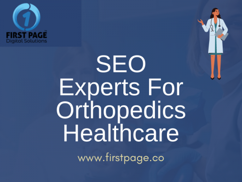 Get more leads and traffic to your website with Search Engine Optimization. Our SEO expert team used different tactics to increase the visibility of your website and how you rank in search results. Schedule a free consultation!
https://firstpage.co/orthopedics/seo/