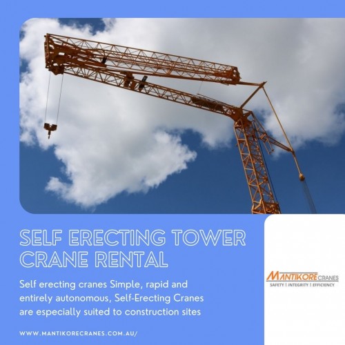 Mantikore Cranes offer self-erecting tower crane rental services in Sydney. We provide a wide range of reliable, capable, and environmentally-friendly cranes in Australia. We provide cranes for hire and sale. Mantikore crane is one of the affordable contractors in Sydney. Choosing reliable crane in Sydney is an essential part of your work. So, we provide the tower, self-erecting, and electric luffing cranes. Hiring a crane in Sydney from Mantikore Cranes gives you the assurance that your project will be professionally handled by our experienced staff. We are providing affordable new and used cranes for sale as well as for hiring. We provide you with cost-effective solutions to the lifting needs of its clients. Contact us now for hiring cranes for all type of projects. If you are interested drop your requirement on info@mantikorecranes.com.au. Website: https://mantikorecranes.com.au/
