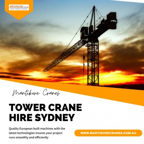 If you are looking for tower crane hire sydney services, then you can rely on us. Mantikore cranes Provide the best crane service at the best rate and also experienced operators and personnel available for short- or long-term assignments. We provide industry-leading warranty terms on our products. 24/7 Australia wide after-sales support. Also providing Mobile cranes, self-erecting cranes, and electric Luffing. Tower crane is mostly used as a crane in the world. So Mantikore cranes are one of the best companies which provide high-quality tower Crane with Competitive Price. Hire now: 1300626845 and drop your requirement on info@mantikorecranes.com.au and visit our website: https://mantikorecranes.com.au/