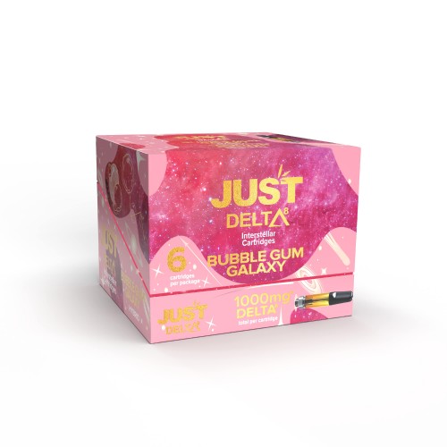 Our Delta-8 THC serving size potencies are determined by a laboratory. https://justdeltastore.com/product/delta-8-cartridge-6-pack-bubble-gum-galaxy/
