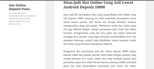 A progressive jackpot is generated by the bets made on the particular game. A small percentage of every bet made on the game goes towards the jackpot. For more information, please visit this page.



#SlotOnline #JudiSlot

Web: https://www.velphillipsfoundation.com/