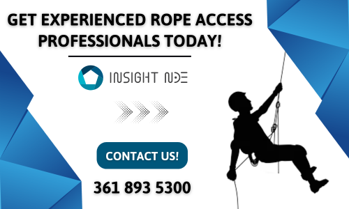 At Insight NDE, we have skilled tradesmen works at height by using rope access techniques. We provide a safe, cost-effective, and efficient means of accessing structures, geologic features for rope access inspection and maintenance. Contact us today to get more information!