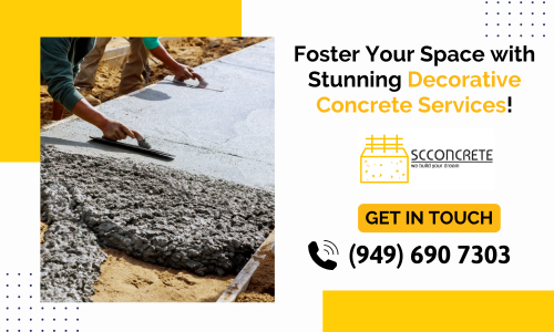 Revamp your space with our premier decorative concrete contractor near San Diego, CA! Elevate your home or business with stunning, custom concrete designs. From stamped to stained, SC Concrete create art underfoot. Reach SC Concrete today for expert craftsmanship and unbeatable style!