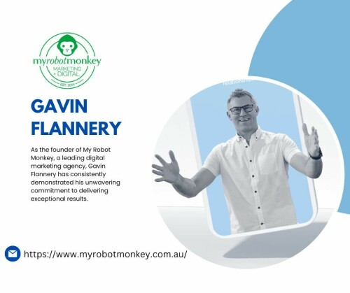 Gavin Flannery founder of My Robot Monkey