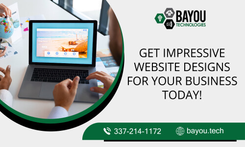 If you wish to drive the best outcomes for your brand, you must invest in designing a business page that grabs people's eyeballs to learn more about your business. We’re the best website company in Lake Charles, Louisiana, that specializes in tailor-made website design. Bayou Technologies, LLC crew of professionals will bring their knowledge and proficiency to your campaign.