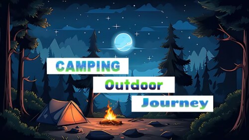 camping outdoor journey