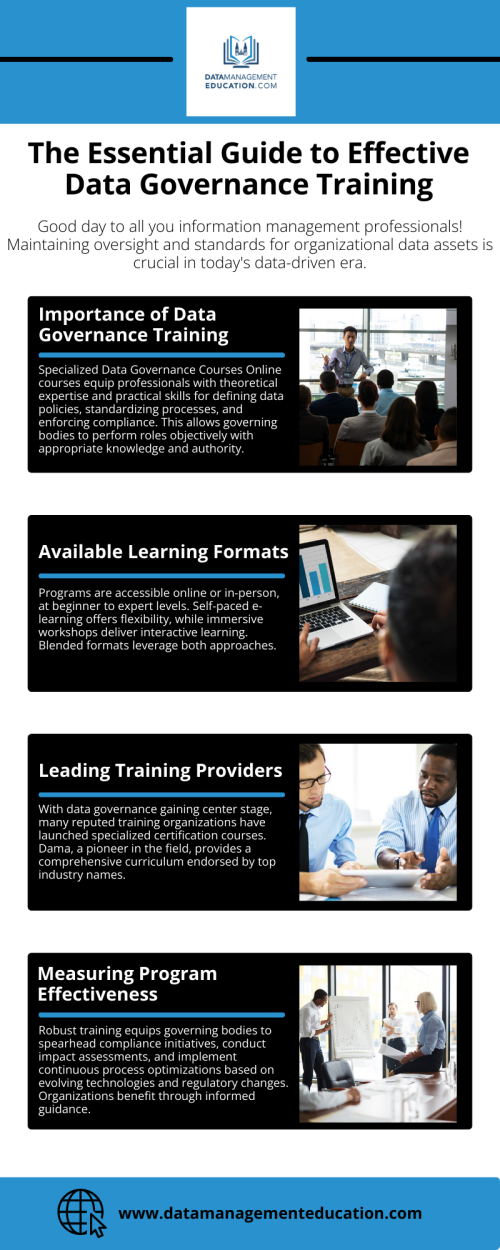 Get ready to raise your Data Governance expertise. Explore a range of comprehensive courses and certifications at Data Management Education today. Start your journey towards mastering Data Governance and shaping a data-driven future! Visit us at https://datamanagementeducation.com/