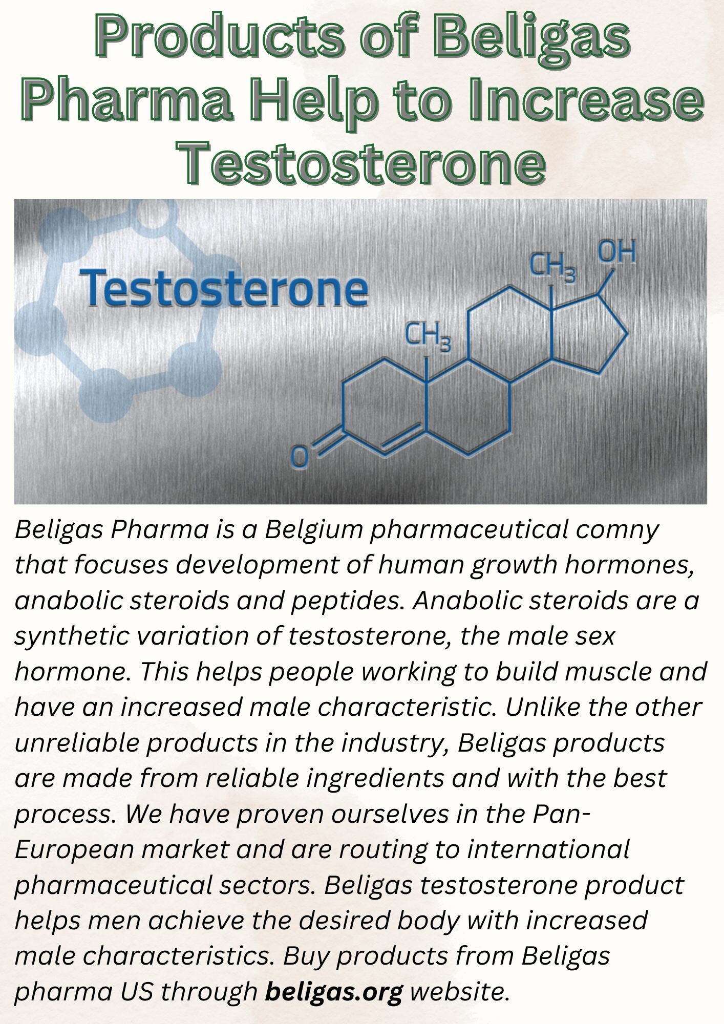 Products of Beligas Pharma Help to Increase Testosterone 